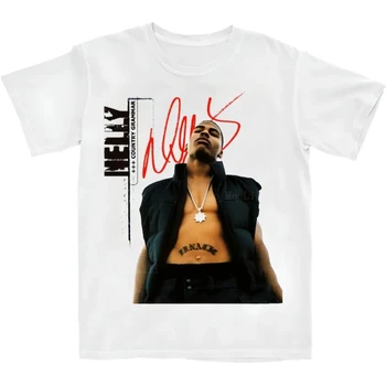 Nelly Ülke Dilbilgisi Albümü Rapçi 90s Şarkıcı Tur Raptees Rap Büyük Boy Tişörtleri