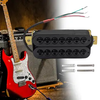 Elektro Gitar Pickup Çift Bobin Humbucker 7 Dizeleri Elektro Gitar Aksesuarı