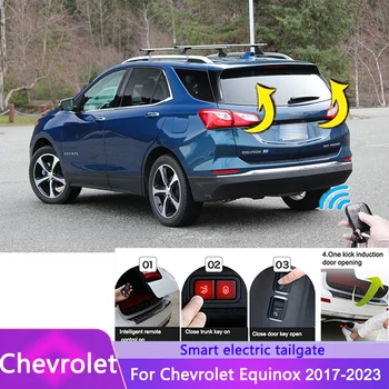 Araba Elektrikli Bagaj Kapağı Chevrolet Equinox 2017-2023 İçin Akıllı Kuyruk Kutusu Güç İşletilen Gövde Dekorasyon Açık Takılı Yükseltme